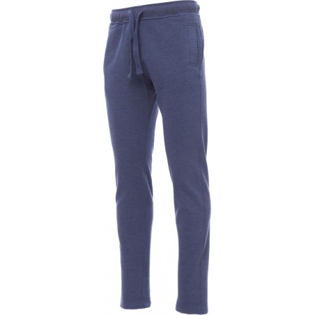 College - Pantalone in felpa con tasche - light denim melange
