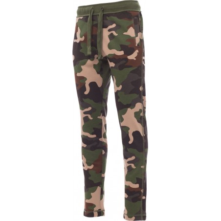 College - Pantalone in felpa con tasche - mimetico melange