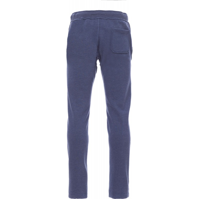 College - Pantalone in felpa con tasche - light denim melange