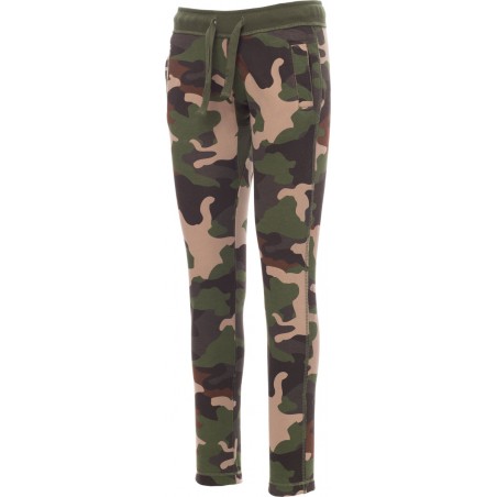 College Lady - Pantalone in felpa con tasche donna - mimetico melange