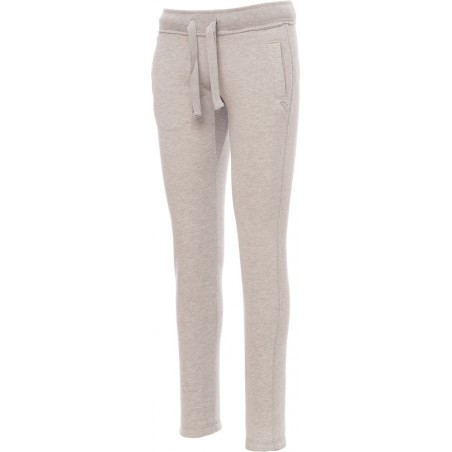 College Lady - Pantalone in felpa con tasche donna - grigio melange