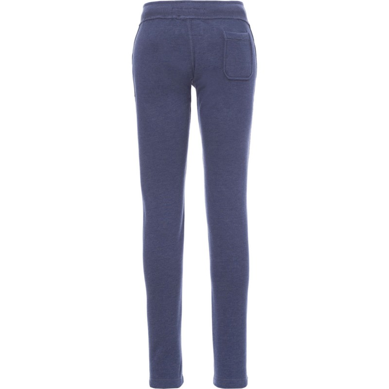 College Lady - Pantalone in felpa con tasche donna - light denim melange