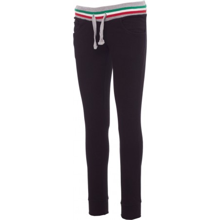 Freedom+ Lady - Pantalone in felpa con tasche donna - nero/italia