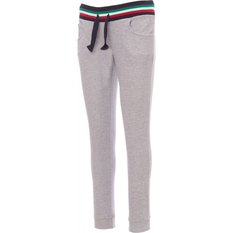 Freedom+ Lady - Pantalone in felpa con tasche donna - grigio melange/italia
