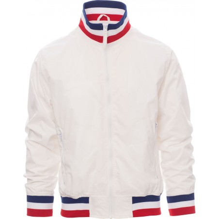 United - Giubbino ergonomico con zip - bianco Francia