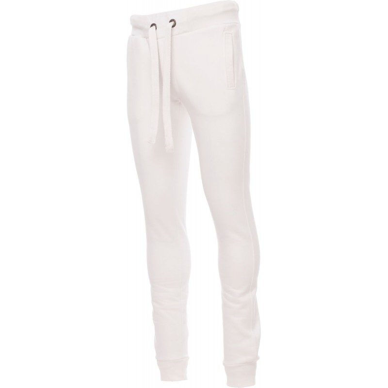 Seattle - Pantalone in felpa con tasche - bianco