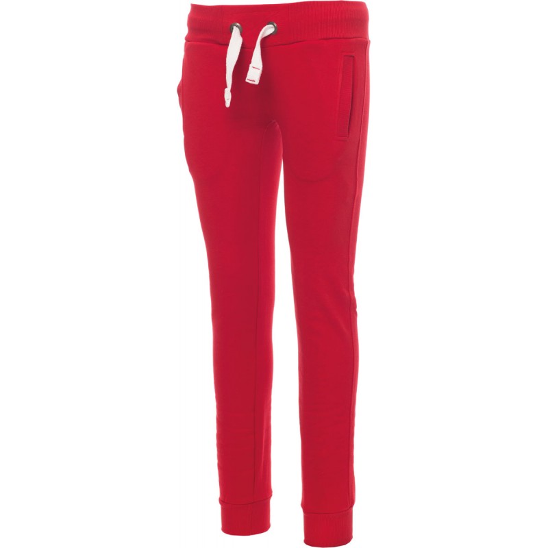 Seattle Lady - Pantalone in felpa con tasche donna - rosso