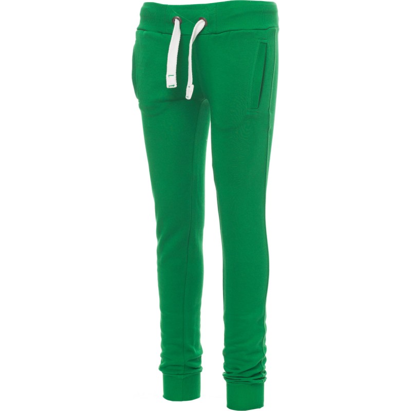 Seattle Lady - Pantalone in felpa con tasche donna - verde jelly