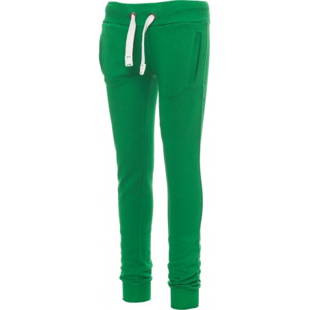 Seattle Lady - Pantalone in felpa con tasche donna - verde jelly