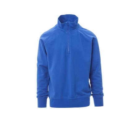 Austin - Felpa 1/2 zip in cotone - blu royal