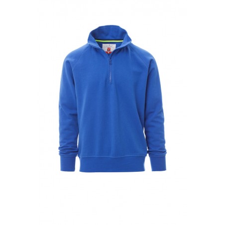 Austin - Felpa 1/2 zip in cotone - blu royal