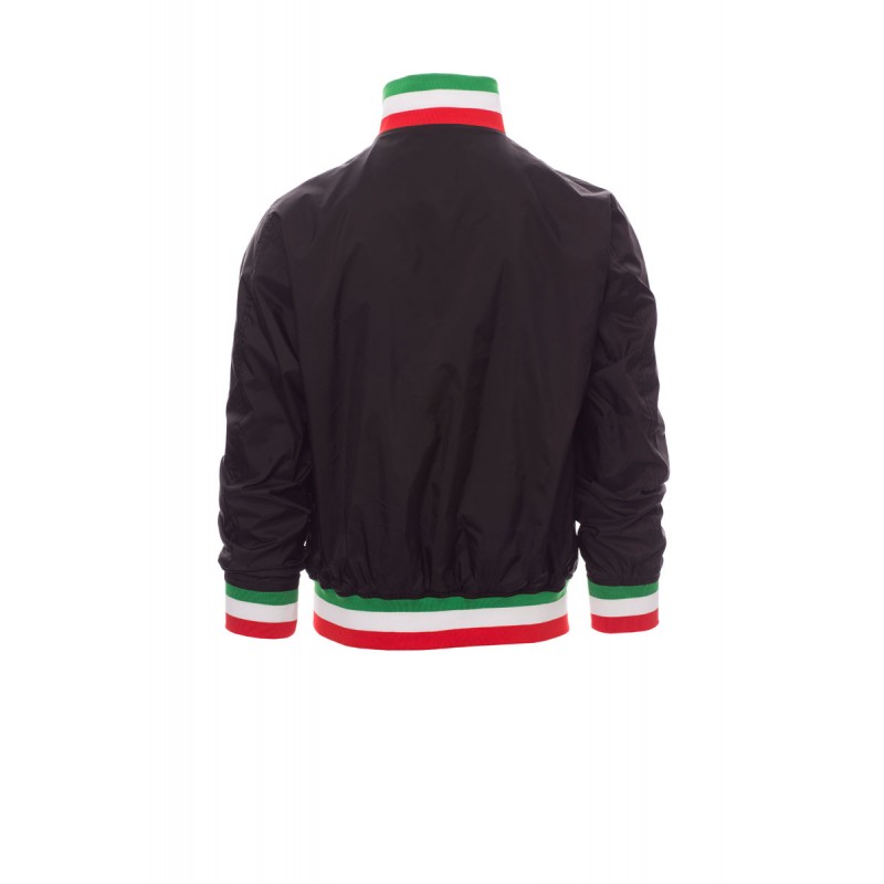 United - Giubbino ergonomico con zip - nero Italia