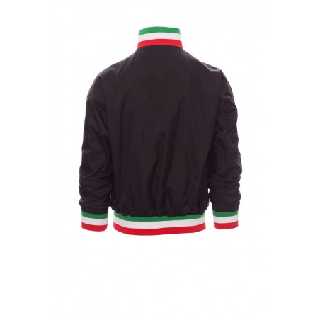 United - Giubbino ergonomico con zip - nero Italia