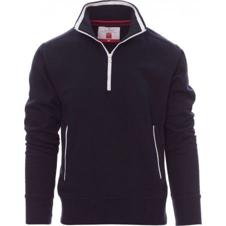 Rio - Felpa 1/2 zip con tasche - blu navy