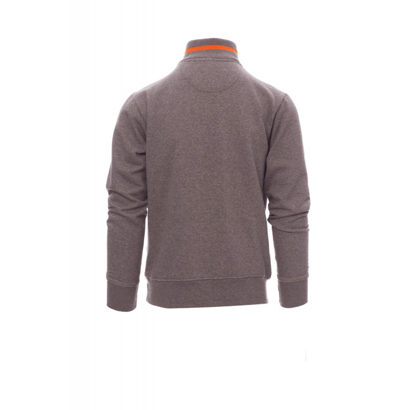 Rio - Felpa 1/2 zip con tasche - grigio cenere melange