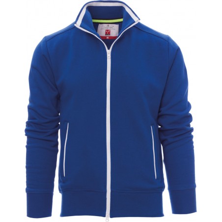 Sydney - Felpa zip intera con tasche - blu royal