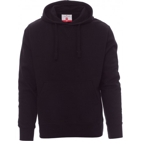 Toronto - Felpa con cappuccio & tasca a marsupio - nero