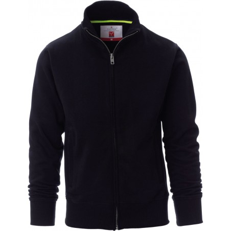 Class+ - Felpa zip intera con tasche - nero