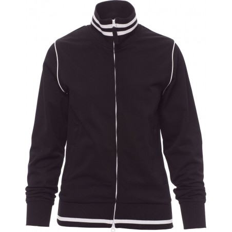 Derby Lady - Felpa zip intera donna - nero