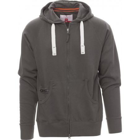Hawaii+ - Felpa con zip & cappuccio - smoke