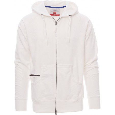 Hawaii+ - Felpa con zip & cappuccio - bianco