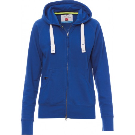 Hawaii+ Lady - Felpa con zip & cappuccio donna - blu royal