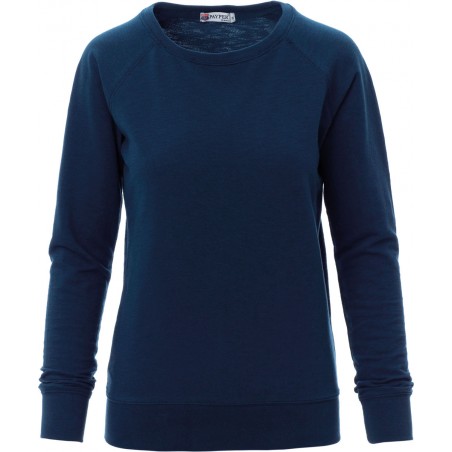 Malibu+ Lady - Felpa girocollo donna - blu denim
