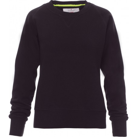 Mistral+ Lady - Felpa girocollo donna - nero