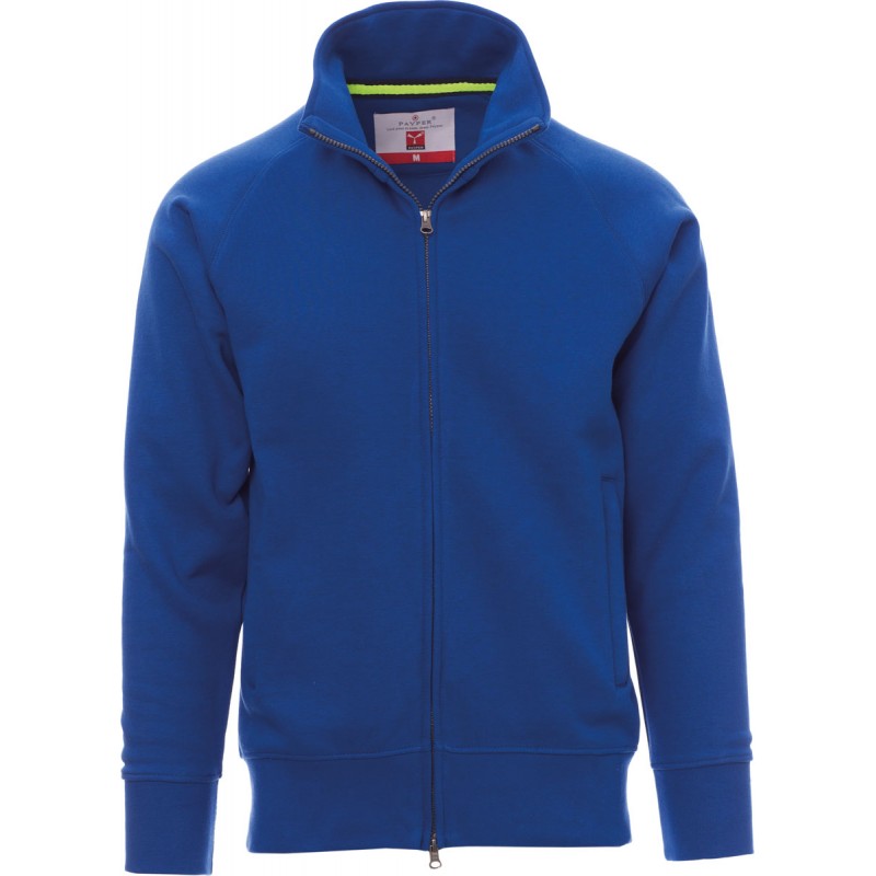 Panama+ - Felpa zip intera con tasche - blu royal