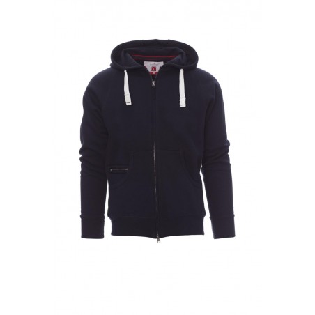 Dallas+ - Felpa con zip & cappuccio - blu navy