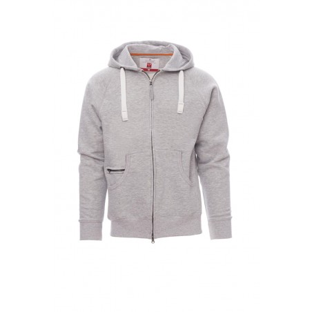 Dallas+ - Felpa con zip & cappuccio - grigio melange
