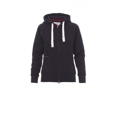 Dallas+ Lady - Felpa con zip & cappuccio donna - blu navy