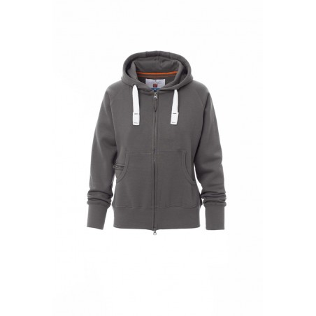 Dallas+ Lady - Felpa con zip & cappuccio donna - smoke