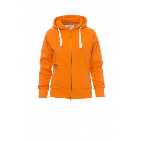 Dallas+ Lady - Felpa con zip & cappuccio donna - arancione