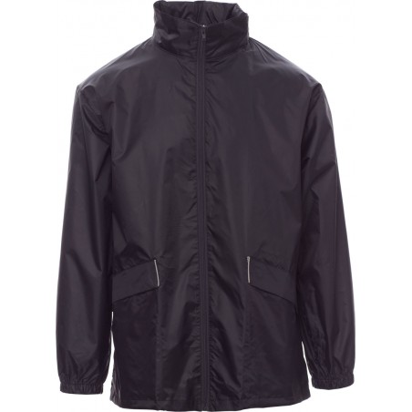 Wind - Giubbino antivento con zip & cappuccio - blu navy