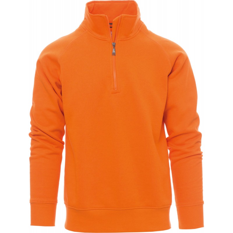 Miami+ - Felpa 1/2 zip - arancione