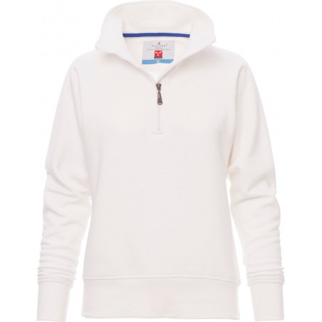 Miami+ Lady - Felpa 1/2 zip donna - bianco