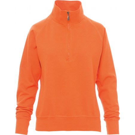 Miami+ Lady - Felpa 1/2 zip donna - arancione