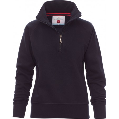 Miami+ Lady - Felpa 1/2 zip donna - blu navy