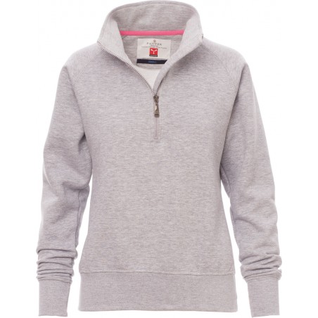 Miami+ Lady - Felpa 1/2 zip donna - grigio melange