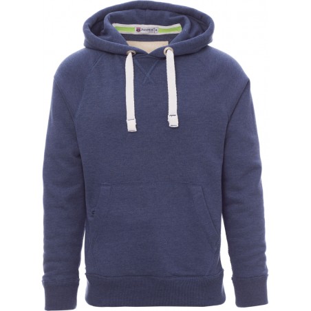 Tokyo - Felpa con capuccio e tasca a marsupio - light denim melange