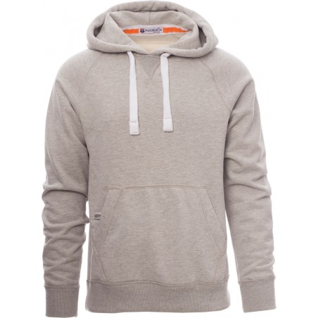 Tokyo - Felpa con capuccio e tasca a marsupio - light grigio melange