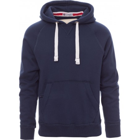 Tokyo - Felpa con capuccio e tasca a marsupio - blu denim