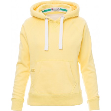 Tokyo Lady - Felpa con capuccio e tasca a marsupio donna - lime light