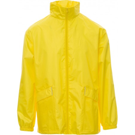 Wind - Giubbino antivento con zip & cappuccio - giallo