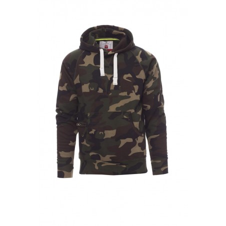 Atlanta+ - Felpa con cappucio e tasche - mimetico