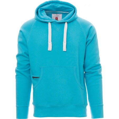 Atlanta+ - Felpa con cappucio e tasche - blu atollo