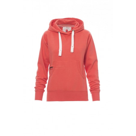 Atlanta+ Lady - Felpa con cappucio e tasche donna - hot coral