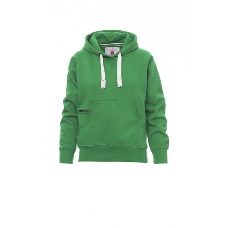 Atlanta+ Lady - Felpa con cappucio e tasche donna - verde jelly