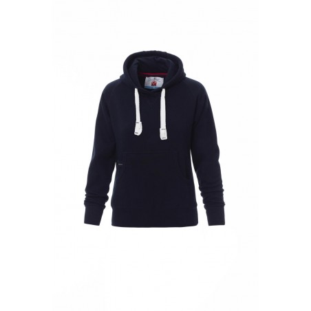 Atlanta+ Lady - Felpa con cappucio e tasche donna - blu navy